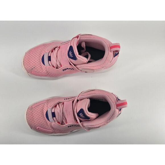 Adidas D.O.N. Issue 3 C Pink White Blue Donovan Mitchell Sneakers GY2863 Youth 3 - Picture 2 of 8